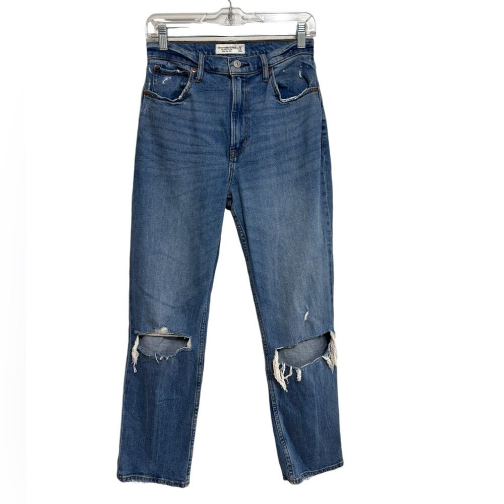 Abercrombie & Fitch The Ankle Straight Ultra High Rise Jeans Curve Love - 4/27 L